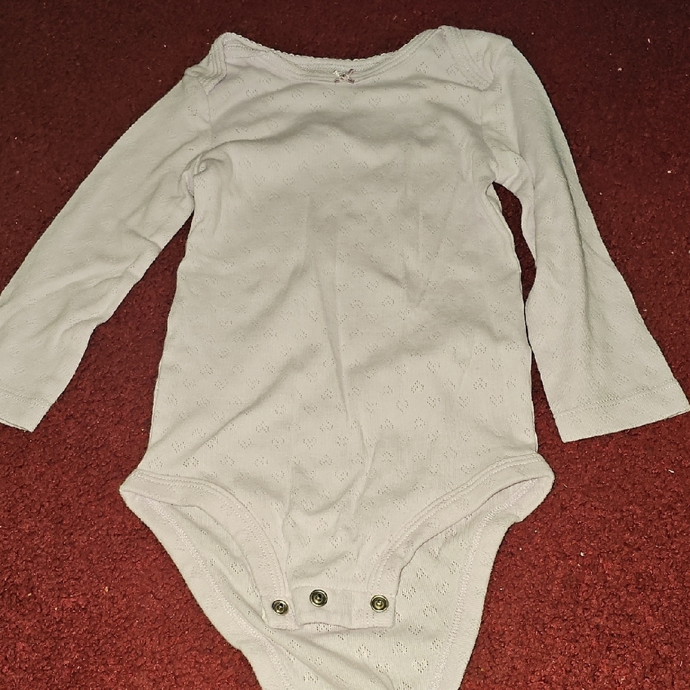 Carter's Cream Long Sleeve Bodysuit